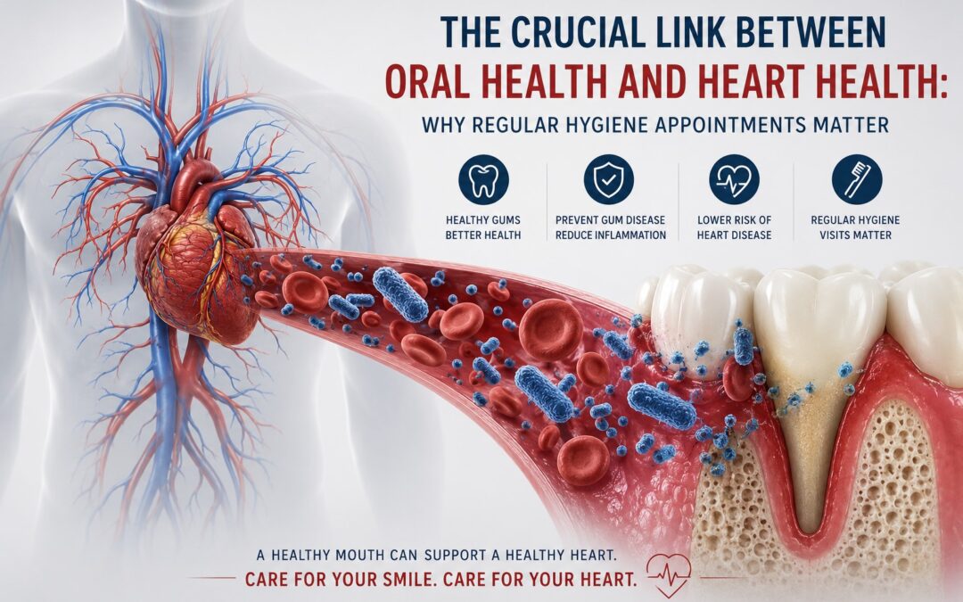 The Link between Oral Health, Heart Health & Hygiene Visits